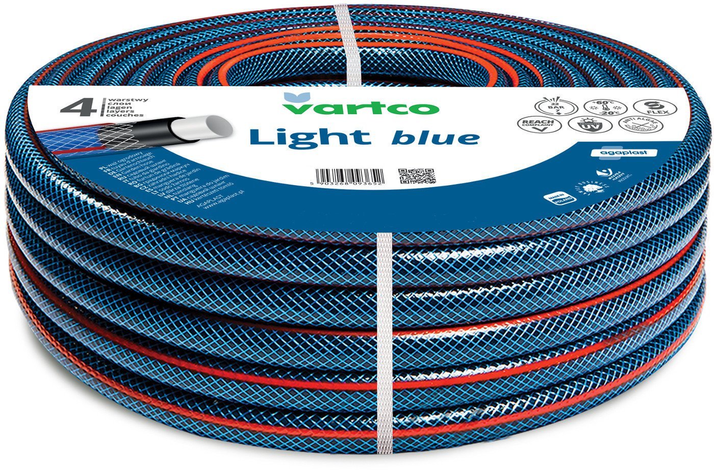 Vartco Wąż ogrodowy Light Blue