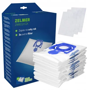 12x WORKI ODKURZACZA ZELMER ODYSSEY METEOR 2 ELF 2 - Worki do odkurzaczy - miniaturka - grafika 1