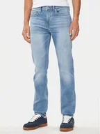 Spodnie męskie - Pepe Jeans Jeansy PM207388 Niebieski Slim Fit - miniaturka - grafika 1
