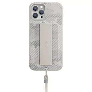 Uniq etui Heldro iPhone 12 Pro Max 6,7" beżowy moro/ivory camo Antimicrobial - Etui i futerały do telefonów - miniaturka - grafika 1