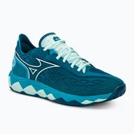 Buty sportowe męskie - Buty do tenisa męskie Mizuno Wave Enforce Tour CC moroccan blue/white/bluejay - miniaturka - grafika 1