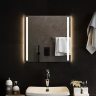 Lustra - vidaXL Lustro łazienkowe z LED, 50x50 cm - miniaturka - grafika 1