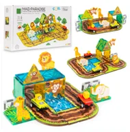 Klocki - COIL Klocki magnetyczne zestaw dla dzieci 45 EL.elementów zwierzęta auta - miniaturka - grafika 1