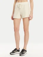 Spodenki damskie - Puma Szorty sportowe Ess 629782 Beżowy Regular Fit - miniaturka - grafika 1
