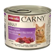 Mokra karma dla kotów - animonda Carny mokra karma dla kota dorosłego Jagnięcina i wołowina 6x200 g - miniaturka - grafika 1