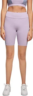 Urban Classics Damskie spodenki damskie Ladies Color Block Cycle do jogi, liliowe/fioletowe, 4XL - Spodenki damskie - miniaturka - grafika 1