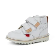 Botki damskie - Kickers Unisex Baby Kick Hi Roll botki, biały, 10 UK Child - miniaturka - grafika 1