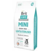 Sucha karma dla psów - Brit Care Mini Grain-Free Light&Sterilised 7kg - miniaturka - grafika 1