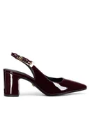 Sandały damskie - Gino Rossi Sandały JORDANA-115997 Bordowy - miniaturka - grafika 1