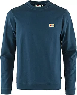 Bluzy męskie - FJÄLLRÄVEN FJALLRAVEN Vardag Sweater M bluza męska, niebieska, L 87316 - grafika 1