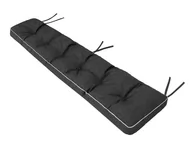 Poduszki ogrodowe - Poduszka na ławkę ogrodową, Etna, Czarny Ekolen, 150x40 cm - miniaturka - grafika 1