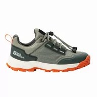 Buty trekkingowe dziecięce - Dziecięce buty trekkingowe Jack Wolfskin CYROX TEXAPORE LOW K mint leaf - 28 - miniaturka - grafika 1