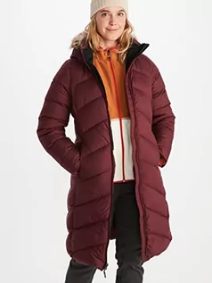 Płaszcze damskie - Marmot Damski płaszcz zimowy Wm's Montreaux F22, ciepły, izolowany płaszcz zimowy z kapturem, wiatroszczelny, puchowy, lekki, pakowalny płaszcz outdoorowy (opakowanie 1 szt.) - grafika 1