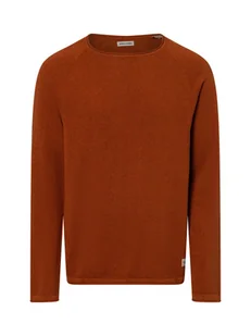 Jack & Jones Sweter męski Mężczyźni Bawełna czerwony jednolity, S - Swetry męskie - miniaturka - grafika 1