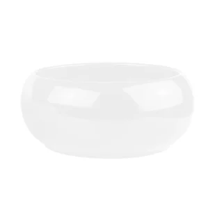 Doniczka osłonka misa ceramiczna biały połysk ø24cm gładka glamour - Donice Doniczka osłonka misa ceramiczna biały połysk ø24cm gładka glamour - Donice - miniaturka - grafika 1
