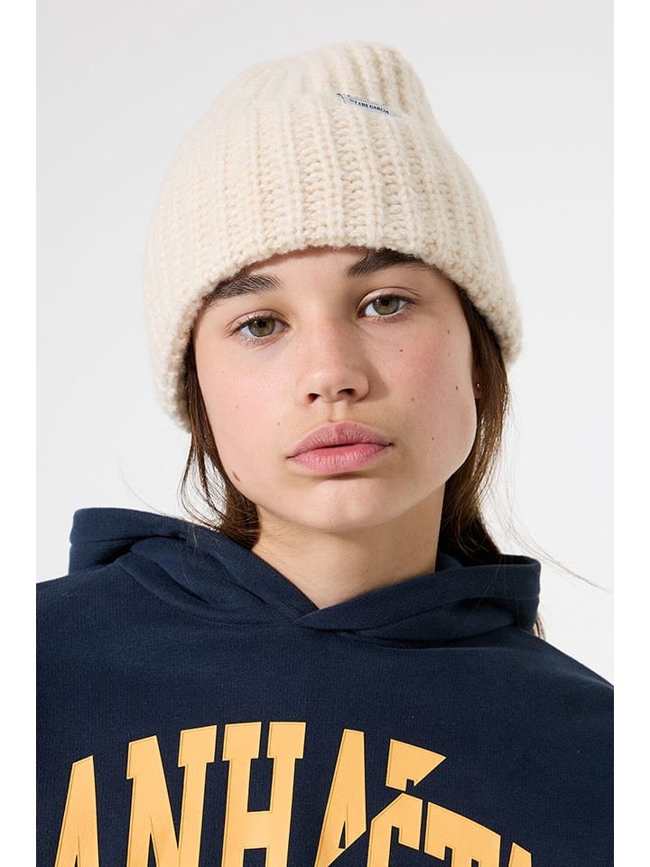 Garcia Czapka beanie w kolorze beżowym