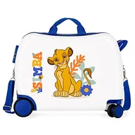 Walizki - Disney El Rey Leon walizka dla dzieci biała 50 x 39 x 20 cm sztywne ABS kombinowane zamknięcie boczne 34 l 1,8 kg 4 koła - miniaturka - grafika 1