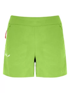 Spodnie sportowe damskie - Salewa Szorty funkcyjne "Lavaredo" w kolorze zielonym - grafika 1