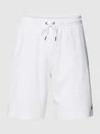 Spodnie sportowe męskie - Szorty z dzianiny dresowej ze wzorem na całej powierzchni model ‘ATHLETIC’ - miniaturka - grafika 1