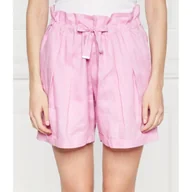 Spodenki damskie - BOSS ORANGE Szorty C_Turrina | Relaxed fit - miniaturka - grafika 1