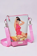 Torebki damskie - Torebka listonoszka damska torba mała torebka przez ramię pin up - miniaturka - grafika 1