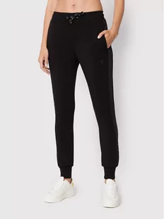 Guess Spodnie dresowe V2YB18 K7UW2 Czarny Regular Fit - Spodnie sportowe damskie - miniaturka - grafika 1