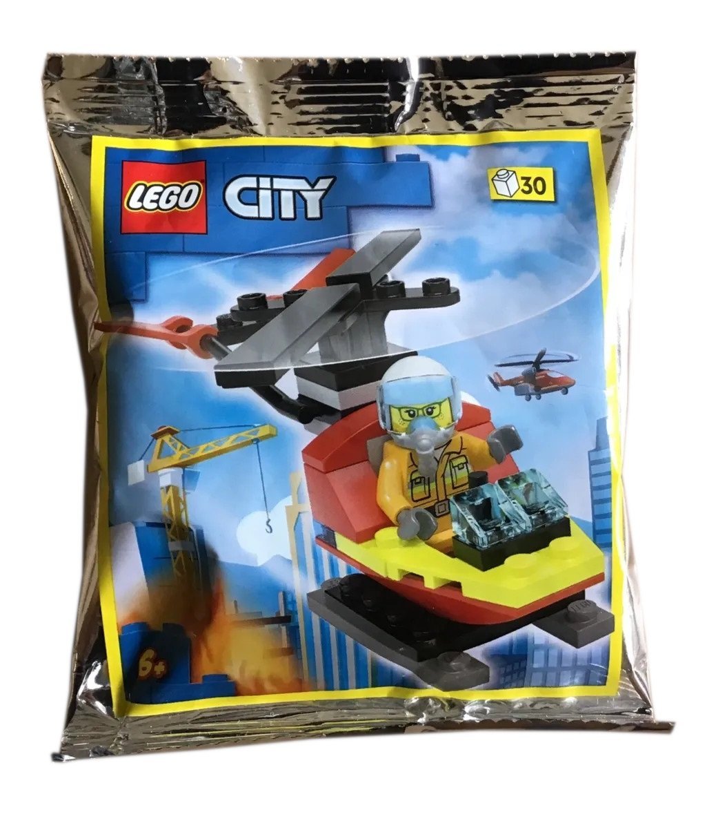 LEGO City Zestaw - Fire Helicopter 952301 polybag klocki