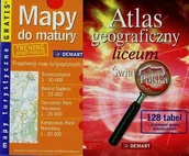 Przewodniki - Atlas geograficzny Liceum Świat, Polska + Mapy do matury. 128 tabel z aktualnymi danymi statystycznymi - Marzena Wieczorek, Beata Byer - książka - miniaturka - grafika 1