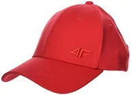 Czapki damskie - 4F H4L20-CAD005-62S Czapka Damska Z Daszkiem, Czerwony H4L20-CAD005-62S - miniaturka - grafika 1
