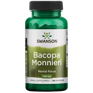 Swanson Bacopa Monniera BaCognize extr. 90kaps - Suplementy diety - miniaturka - grafika 1