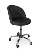 Fotele i krzesła biurowe - Wygodny Fotel obrotowy ASTON / czarny/ MG19 - miniaturka - grafika 1