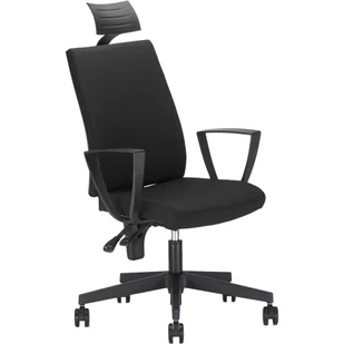 Fotel biurowy, krzesło biurowe Fotel Obrotowy Biurowy I-Line HR TS25 GTP45 Nowy Styl - Fotele i krzesła biurowe - miniaturka - grafika 1