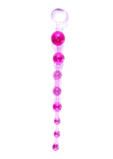 Kulki analne - Boss Series Boss Series Jelly Anal 10 Beads Pink - Koraliki analne, różowe  << DYSKRETNIE   |   DOSTAWA 24h   |   WALENTYNKI -40% - grafika 1
