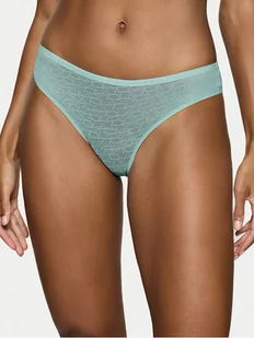 Triumph Figi klasyczne Signature Sheer 10222554 Zielony - Majtki damskie - miniaturka - grafika 1