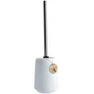 Akcesoria do wc - Szczotka do WC Mataro z pojemnikiem 41 cm, biała - miniaturka - grafika 1