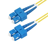 Kable światłowodowe - StarTech SMDOS2SCSC10M kabel InfiniBand / światłowodowy 10 m SC SC/UPC Żółty - miniaturka - grafika 1