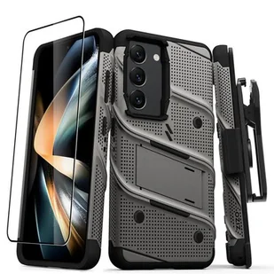 Etui ZIZO Bolt do Samsung Galaxy S23 Szary + Szkło hartowane 9H - Etui i futerały do telefonów - miniaturka - grafika 1