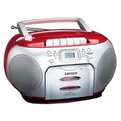Radioodtwarzacze - Lenco SCD-420RD czerwone - miniaturka - grafika 1