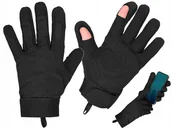 Rękawiczki - Dominator Rękawice Wojskowe Strzeleckie "Tactical" Dotykowe XXL Czarne - miniaturka - grafika 1