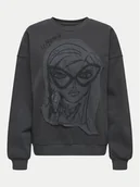 Bluzy damskie - ONLY Bluza Collie 15337366 Szary Regular Fit - miniaturka - grafika 1