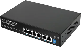 Switch Esperanza ENS107 Esperanza switch 6-portowy poe 10/100/1000 65w goliath - Switche - miniaturka - grafika 1