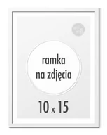 Ramki na zdjęcia - Ramka na zdjęcia 10x15 cm A6 Ramki 15x10 biała stojąca z nóżką - miniaturka - grafika 1