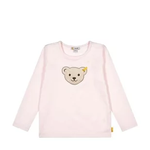 Steiff Bluza dziecięca unisex z długim rękawem, Barely Pink, 98 - Bluzy dla dziewczynek - miniaturka - grafika 1