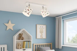 Lampa wisząca regulowana do pokoju chłopca autka - Lampy sufitowe - miniaturka - grafika 1