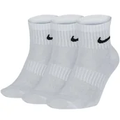 Skarpetki damskie - Skarpety Nike Everyday Lightweight Ankle 3 pary białe SX7677 100 - miniaturka - grafika 1