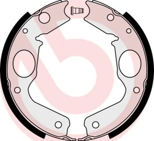 Zestaw szczęk hamulcowych, hamulec postojowy Brembo S 54 518 - Szczęki hamulcowe - miniaturka - grafika 1