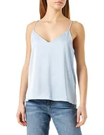Koszulki i topy damskie - Vila Damski Vienna Ravenna V-Neck Singlet/KA Top, Kentucky Blue, 38, Kentucky Blue, 38 - miniaturka - grafika 1