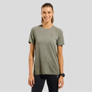 Koszulka damska Odlo ESSENTIAL SEAMLESS T-shirt crew neck l/s - Koszulki sportowe damskie - miniaturka - grafika 1