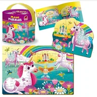 Puzzle - Roter Kafer Maxi puzzle 2w1 Jednorożce - miniaturka - grafika 1