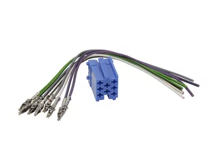 ISO`WT.MINI NIEBIESKI+8PIN Z PRZEW. (1PH) - Akcesoria car audio - miniaturka - grafika 1